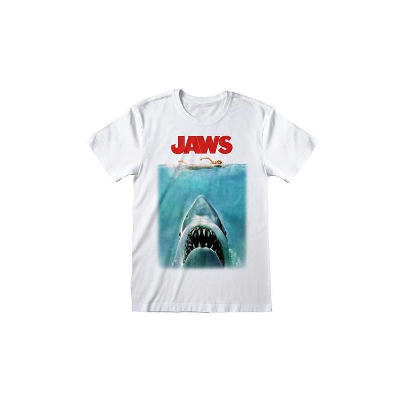 Heroes Inc. - Maglietta T-shirt Lo Squalo The Jaws Poster Taglia M